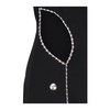 Black Crystal Cut-Out Dress