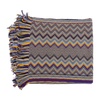 Geometric Pattern Fringe Scarf