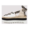 Gaia lace-up espadrilles in Camelia