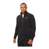 Sporty Cotton Zip-Up Sweater FE1944 Black