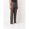 Mid-Rise Straight-Leg Trousers