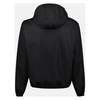 Black Nylon Windbreaker Jacket