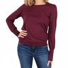 Ribbed Crew Neck Women's Top