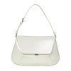 White Bags with Magnetic Closure and Adjustable Shoulder Strap
