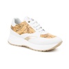 Geo Print White Sneakers