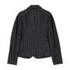 Black Wool Logo Jacket