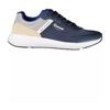 Blue Polyester Sneaker for Men