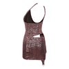ASYMMETRIC HOLE MINI DRESS
