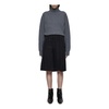 Ribbed Knit Wool Turtleneck Sweater