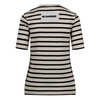 Striped Knitted T-shirt with Logo