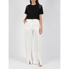 CREPE SATIN PALAZZO TROUSERS