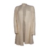 Beige Wool Blend Cardigan Dress