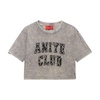 Cotton Crop T-shirt with Applications