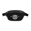 Belt bag with tiger head motif