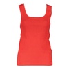 Red Wide Strap Tank Top