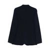 Blue Linen Viscose Blend Jacket