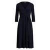 Navy Surplice Jersey Dress