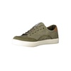 Green Polyester Sneaker with Laces