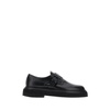 Black Leather Monk Strap Buckle Shoes