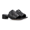 Leather Patch Mules with Embossed Detail