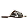 Woven Leather Flat Sandals