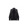 Lace Ruffle Shirt with Bow