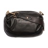 Black Leather Crossbody Clutch