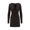 Black Long Sleeve Dress with Cut-Out Detail