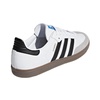 White Leather Sporty Sneakers Rubber Sole