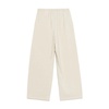 Beige Drawstring Trousers with Pockets
