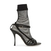 Dolce & Gabbana Black Suede Short Boots Sandals Shoes