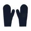 Navy Knit Mittens Gloves