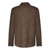 Brown Linen Shirt with Capri Collar