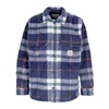 Check Fleece Shirt with Button Closure