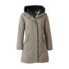 Beige Technical Parka with Thermal Insulation