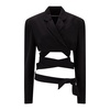 Women Clothing Blazer Black SS23