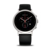 Classic Unisex Watch in Silver Glossy with Sapphire Glass and Stainless Steel Case