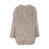 Beige Alpaca Wool Sequin Sweater