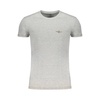 Gray Cotton T-Shirt with Print