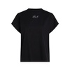 BLACK T-SHIRT WHITE LOGO