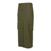 Cotton Blend Midi Cargo Skirt