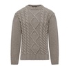 Cable-Knit Crew-Neck Wool Jumper