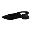 Dolce & Gabbana Sling Back Flats with Black Crystals