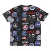 Black All Over Print Tee