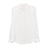 Silk Blend Grey Satin Shirt