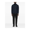 Blue Goggle Jacket with Zip Closure