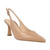 Nude Leather Pumps