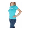 Blue Printed T-Shirt for Women