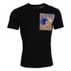 Black Cotton T-shirt with Short Sleeves