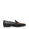 Black Leather Ballet Flats